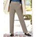 Blair Women's Everyday Knit Houndstooth Pants - Multi - PXL - Petite