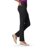 Blair Women's Classic Knit Denim Slim Jeans - Black - 2X - Womens