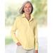 Blair Women's Foxcroft® Non-iron Classic Fit Solid Shirt - Yellow - 8 - Misses