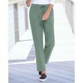 Blair Women's Dennisport Easy-Fit Ankle Chinos - Green - 6P - Petite