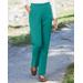 Blair Women's Everyday Knit Straight-Leg Pants - Green - 3X - Womens