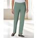 Blair Women's SlimSation® Straight-Leg Pants - Green - 20W - Womens