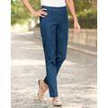 Blair Women's SlimSation® Tapered-Length Pants - Denim - 18W - Womens