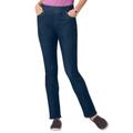 Blair Women's Liberty Knit Denim Slim Pull-On Jeans - Denim - M - Misses