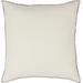 Tobin 20" Square Modern Cotton Beige/Taupe Throw Pillow - Hauteloom