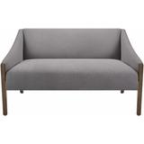 Domodedovo 32"H x 72"W x 29"D Modern Dark Brown Sofa - Hauteloom