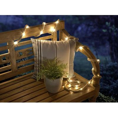 Led Lichterkette Hanfseil' 3,1m + 0,5m Zuleitung - Technik@all Image
