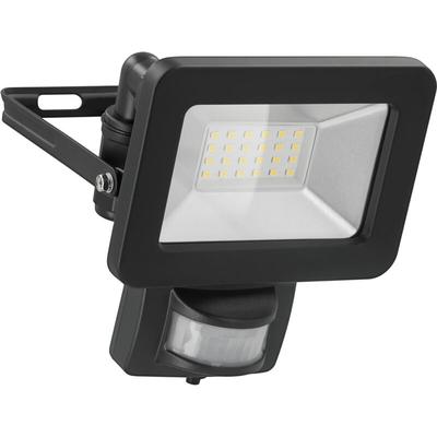 LED-Fluter mit Bewegungsmelder, 20W, 1700lm, 4000K, schwarz - Goobay