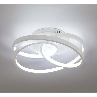 LED-Deckenlampe 40W 4500LM Kreativweiß Moderne Leuchte 6500K für Decke Wohnzimmer Schlafzimmer Image