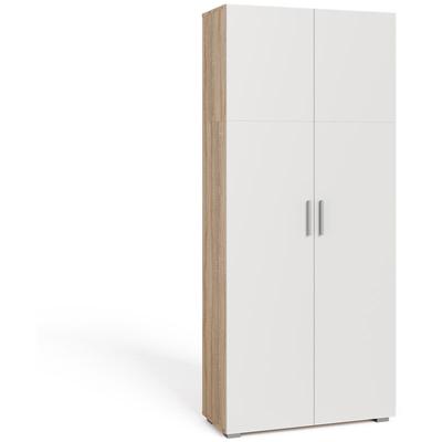 Aktenschrank Frank, Weiß/Sonoma, 80 x 182.4 cm Vicco Image