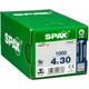 Spax - Senkkopf Schrauben, Universalschrauben, 4 cut, wirox, t-star plus, Teilgewinde