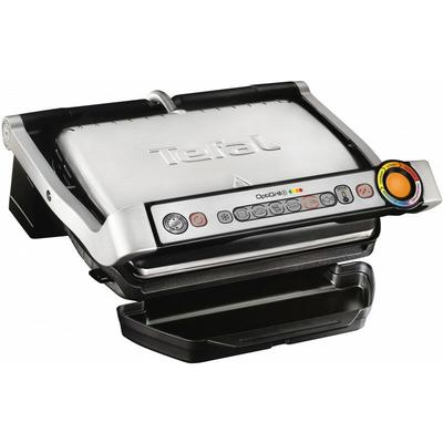 Tefal - GC712D Optigrill+ Edelstahl / schwarz (GC712D12)