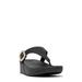 Lulu Crystal Buckle Platform Flip Flop