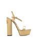 Dg Logo Plaque Platform Sandals