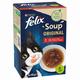 24x48g sélection de la campagne Soup Felix pour chat + 6 sachets offerts !