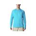 Columbia Men's PFG Solar Stream Long Sleeve Shirt, Ocean Blue SKU - 101286