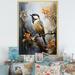 Design Art Transcendent Neutrals Portray Birds As Spiritual - Bird Canvas Wall Art Metal in Blue/Gray | 32 H x 24 W x 1 D in | Wayfair