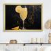 Design Art Reserves Radiance Golden Citrus Champagne - Wine & Champagne Canvas Prints Metal in Black/Blue/Yellow | 24 H x 32 W x 1 D in | Wayfair