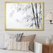 Design Art Black & White Wild Bamboo V - Bamboo Wall Art Living Room_106636 Metal in Black/White | 24 H x 32 W x 1 D in | Wayfair