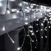 70 LED Twinkle Icicle Lights 7â€™ Cool White Indoor Outdoor Use White Wire