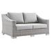 Modway 55 Wide Wicker/Rattan in Gray | Outdoor Furniture | Wayfair 665924531285