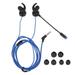 Wired Gaming Earphones Stereo Noise Cancelling 3.5mm Gaming Headphones Earbuds with Adjustable Mic for Laptop Cellphone