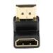 HDMI Adapter 8K 60Hz HDMI Male To HDMI Female Adapter 270 Degree Angle Extender Cable Converter for Computer Host Wall TV 270 HDMI Adapter1015