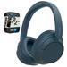 Sony WH-CH720N/L Wireless Noise Cancelling Headphone Midnight Blue (Renewed) Bundle with 2 YR CPS Enhanced Protection Pack
