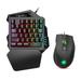 HXSJ Gaming Keyboard and Mouse Kit Ergonomic Design Macro Programming Strong Compatibility Enhance Your Gaming Skills with Keyboard Suit