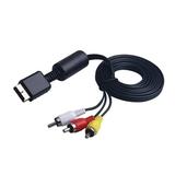 Multi Component Games Audio Video AV Cable to RCA for SONY PS1 PS2 PS3 PlayStationCable Console TV Game Computer Accessories black