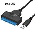 SATA to USB 3.0 / 2.0 Cable Up to 6 Gbps for 2.5 Inch External HDD SSD Hard Drive SATA 3 22 Pin Adapter USB 3.0 to Sata III Cord 50CM SATA USB Cable USB 2.0