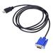 Universal Hdmi To Vga Hd Converter Cable Pvc Hdmi Male To Vga P3W5