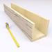 Ekena Millwork 3-Sided (U-beam) Riverwood Endurathane Faux Wood Ceiling Beam Urethane | 6 H x 168 W x 6 D in | Wayfair BMRW3C0060X060X168DF