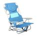 Ostrich Women's Ladies Comfort Lounger Face Down Chair & On Your Back Beach Chair in Blue | 33 H x 72 W x 29 D in | Wayfair
