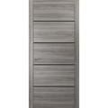Standard Door - SARTODOORS Modern Wood Interior Door w/ Hardware | Planum 0015 | Single Panel Frame Trims | Bathroom Bedroom Sturdy Doors Manufactured Wood | Wayfair
