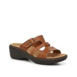 Merliah Pearl Sandal - Brown - Clarks Flats