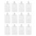 12Pcs Nozzle Stand-up Lotion Bag Cosmetic Storage Pouch Refillable Bag White