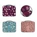 Dsseng 3Pcs Makeup Bag Leopard Print PU Leather Travel Cosmetic Bag for Women Girls - Cute Large Makeup Case Cosmetic Train Case Organizer with Adjustable Dividers for Cosmetics Make Up Tools