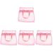 4pcs Breathable Mesh Bag Beach Bag Tote Bag Travel Toiletry Pouch for Outdoor