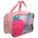 Swimsuit Bag Travel Cosmetics Swimming Gym Sports Large Duffel Makeup Bundle Clear Toiletry Pink Child