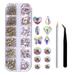 Carevas Nail Diamonds Set Spot Drill Spot Drill Pencil Diamonds Manicure Tools Curved Nail Art Diamonds Special-Shaped Diamonds Drill Pencil + Pencil + Curved Nail Art Decoration Diamonds Mani Tools