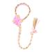 Braid Headband Hair Accessories Buckle Accessory Pigtails for Girls Child Braided Wigs Long Hairpiece Hoop Halloween Pink Chemical Fiber