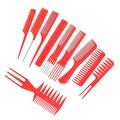 20pcs Professional Hair Brush Comb Set Salon Barber Anti- static Hair Combs Hairbrush Hairdressing Combs Home Smoothing Comb Hair Styling Comb for Men