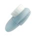 Cleansing Brush Manual Cleansing Silicone Scrubbers for Dry Oily Skin ( Light Blue )