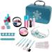 Kids Washable Makeup Toy Set - 21 Pieces - Blue - 1.54 - Inspire creativity with this fun makeup set!