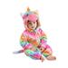 Baby Girl Boy Winter Flannel Jumpsuit Hooded Animal Cosplay Romper One Piece Pajamas Long Sleeve Cartoon Zipper Bodysuit