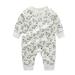 Baby Deals!One Piece Romper Pajamas for Baby Girls Newborn Sleep and Play Pajamas Cute Flower Print One-Piece Romper Christmas Jumpsuit Bottno Down Pjs Fall Winter Baby One Piece Romper 3-24 Months