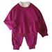 Akafmk Summer Savings Clearance 2024! Kids Sets Fashion Children Comfortable Casual Put Together Solid Color Round-Neck Sweatshirts+Solid Color Pants Sets