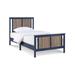 Harriet Bee Twain Toddler Bed Red/Blue Wood in Blue/Brown | 43 H x 42 W x 77 D in | Wayfair C7B9F2A155274D419FCD7ED9800ADF0E