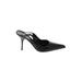 Giuseppe Zanotti Heels: Slip On Stilleto Cocktail Party Black Solid Shoes - Women's Size 38 - Pointed Toe